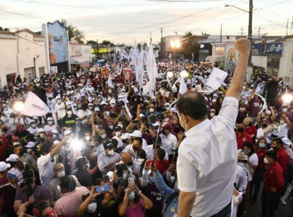 Alfonso Durazo cierra con gran apoyo popular en Nacozari, Cananea y Agua Prieta