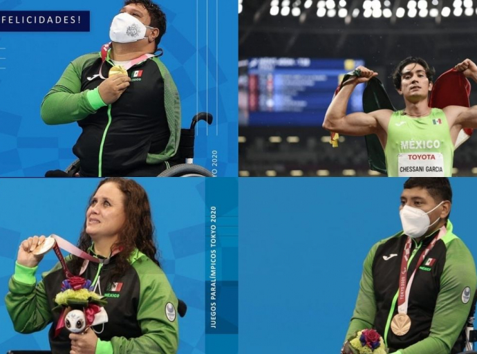 México llega a 300 medallas en Juegos Paralímpicos
