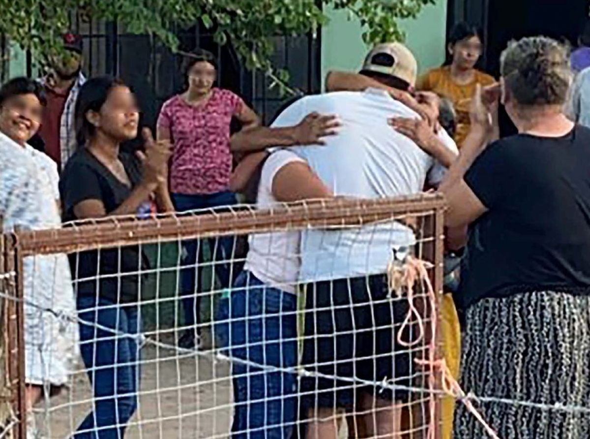 Reciben con abrazo fraterno a menor víctima de extorsión en Guaymas