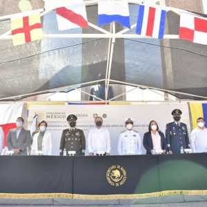 Gobernador Alfonso Durazo participa en conmemoración del bicentenario de la Armada de México