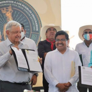 Yaquis cuestionan disculpa de López Obrador