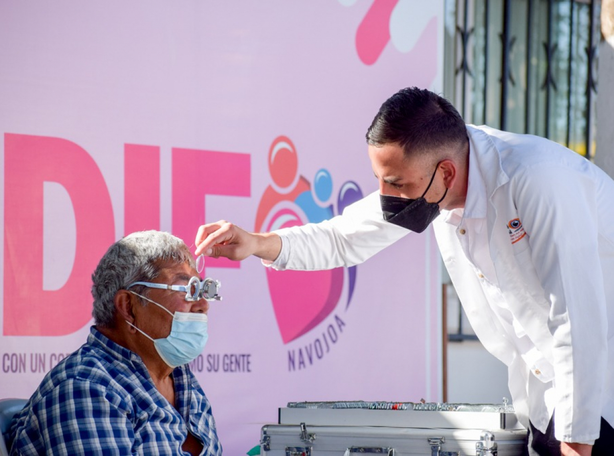 Semana de Salud Visual arranca en DIF Navojoa