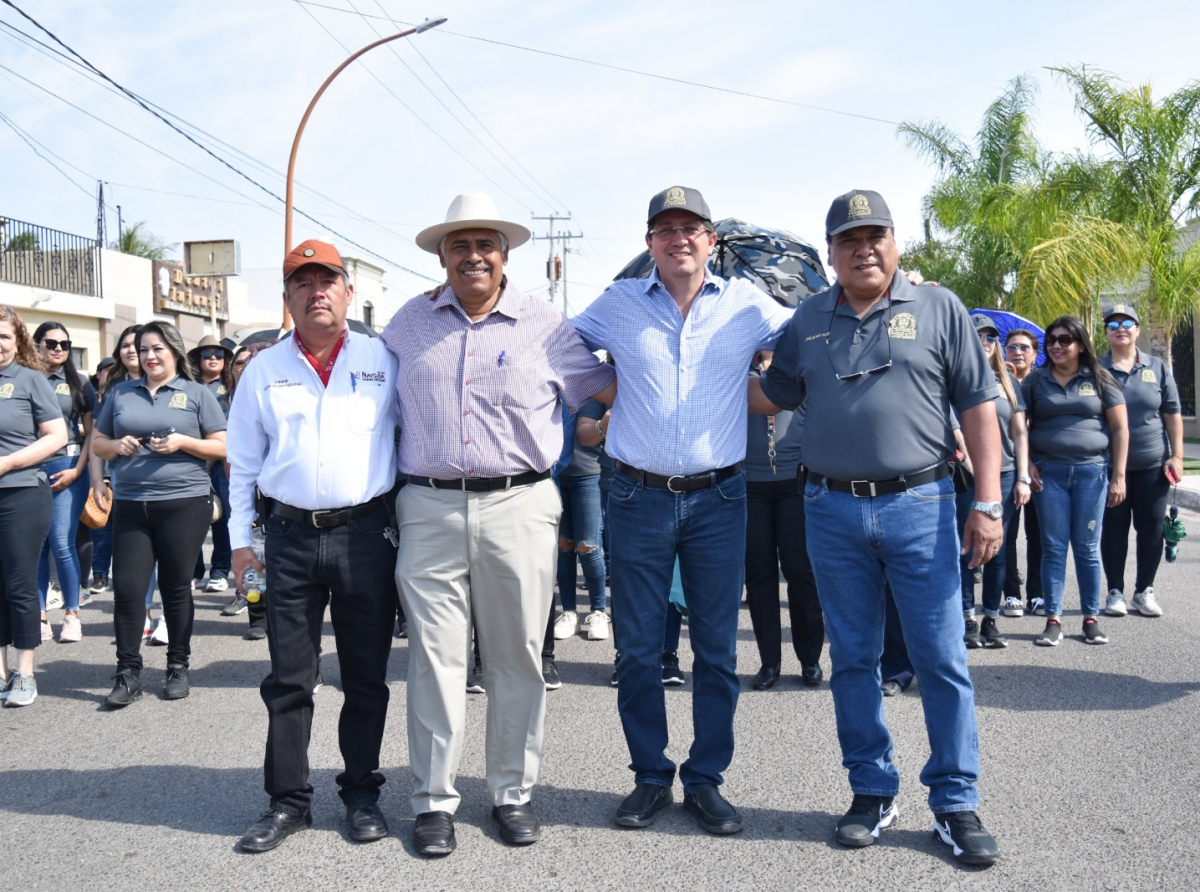 Jorge Elías reconoce el esfuerzo de los trabajadores de Navojoa